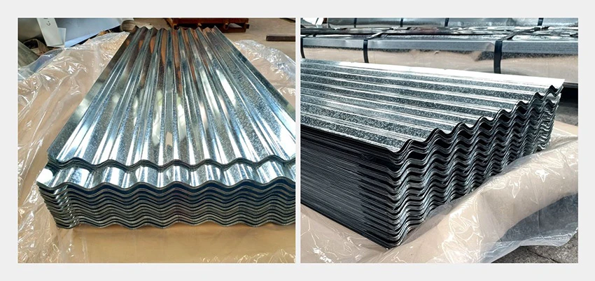 Full Hard Galvanized Corrugated Sheet types