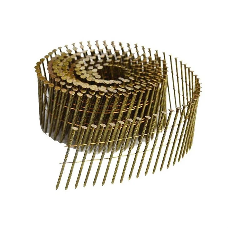 15 Degree Wire Casing Head Coil Nails