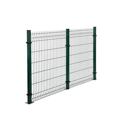 3D извита стоманена ограда